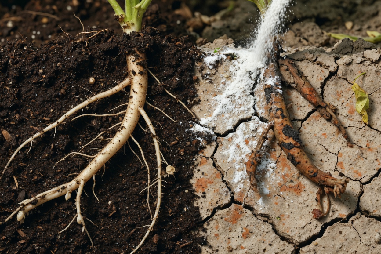 Soil profile of long-term continuous tobacco cropping in Yunnan: pale and compacted surface, acidification accumulating in deeper layers